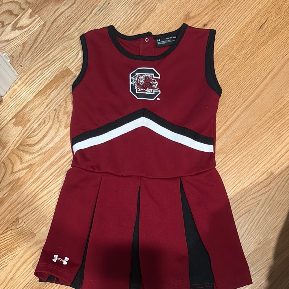 Under Armour Red and Black Cheer Dress
